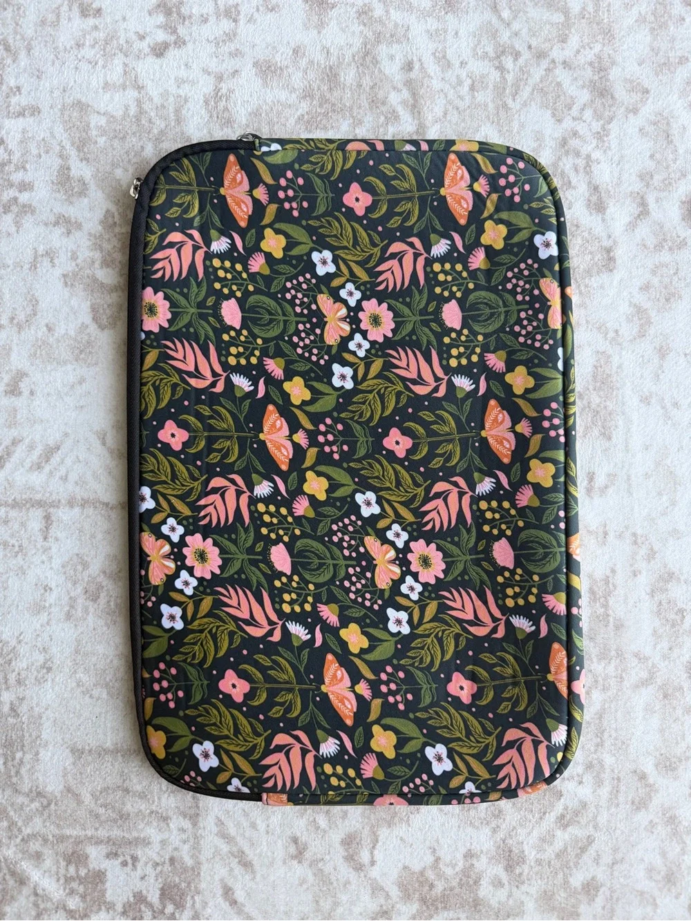 Floral Pattern Laptop Sleeve Case
